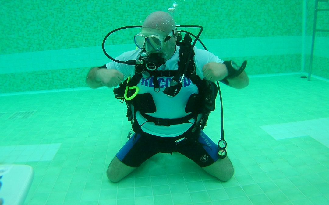 Robert Firu – cea mai lunga scufundare autonoma – individual – 8 ore 8 min