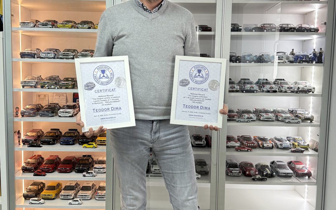 Teodor Dima – cea mai mare colecție privată de machete auto care reconstituie 120 de ani de istorie Lancia  – TDCollectibles® – 226 modele